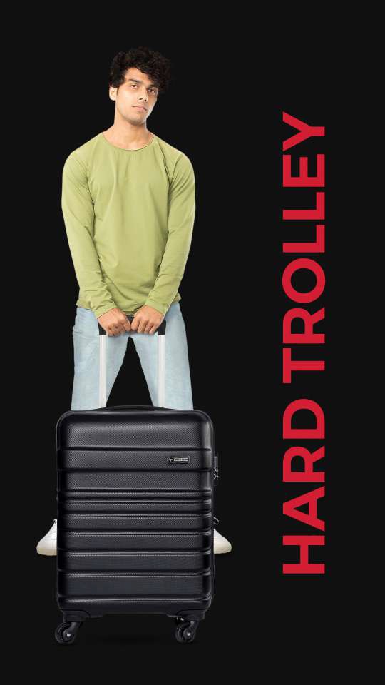 HARD TROLLEY – Textured Cabin Suitcase